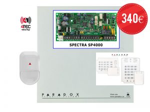 Προσφορά συναγερμός σπιτιού Paradox SP4000, πληκτρολόγιο K10V/H, 1 Radar
